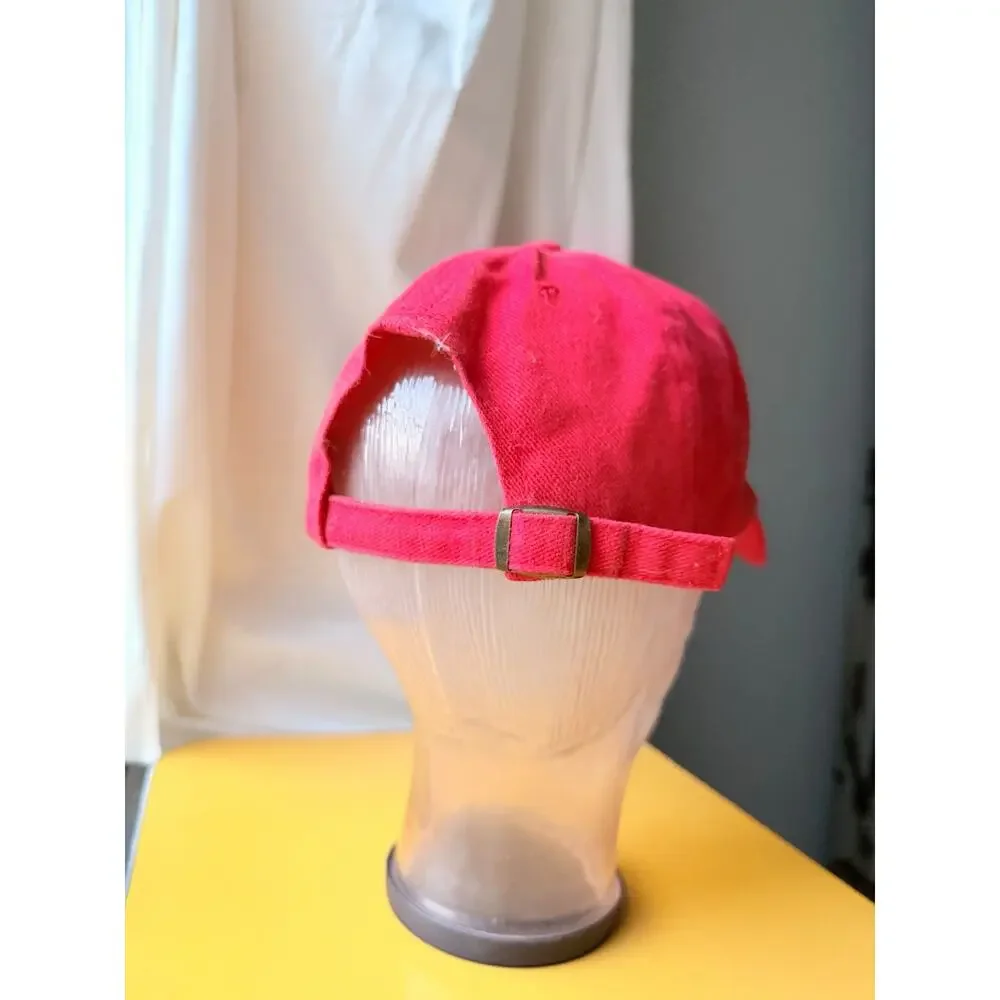 Vintage 90s Texas Hat | Red Eclectic Grandpa Cap | Lone Star Film | Adjustable